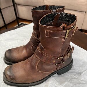 Men's Brown Leather Boots